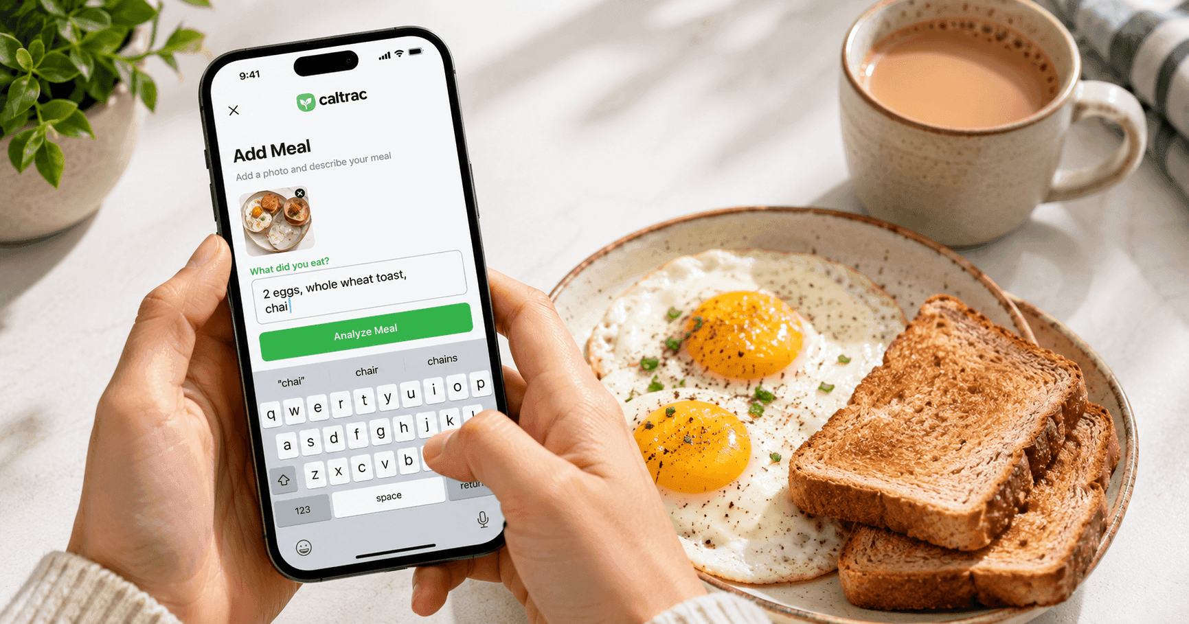 How to Log Meals with Text in Caltrac — Accurately