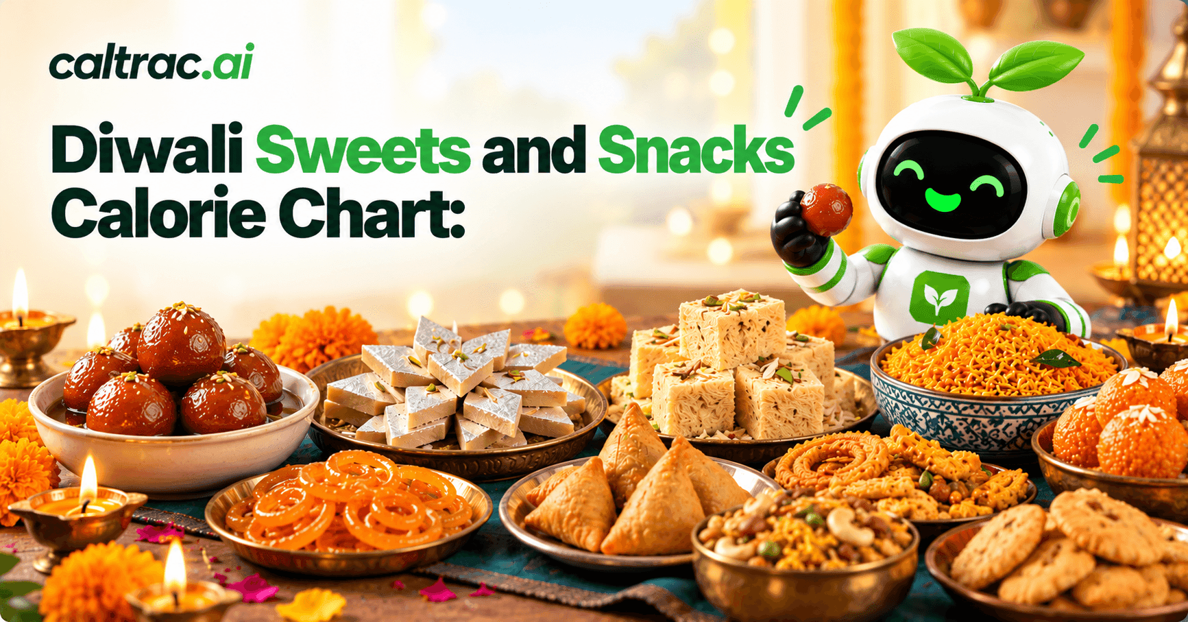 Diwali Sweets and Snacks Calorie Chart: Gulab Jamun, Kaju Katli, Soan Papdi, Bhujia and More