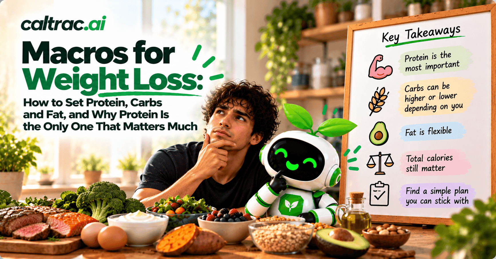 Macros for Weight Loss: How to Set Protein, Carbs and Fat, and Why Protein Is the Only One That Matters Much