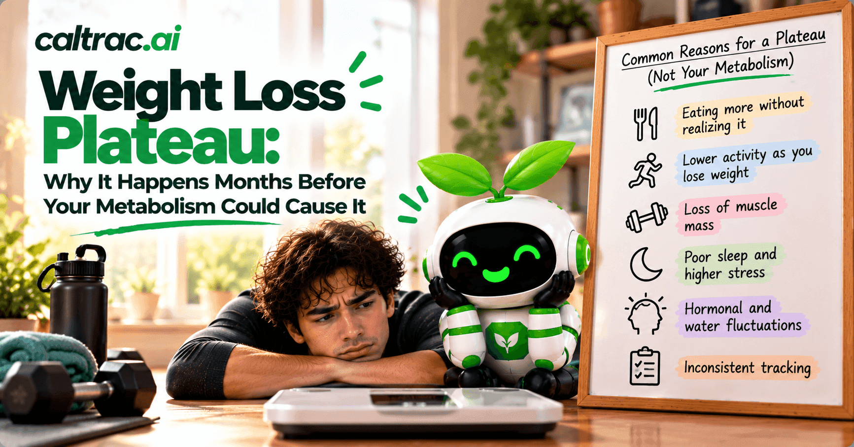 Weight Loss Plateau: Why It Happens Months Before Your Metabolism Could Cause It, and How to Break It