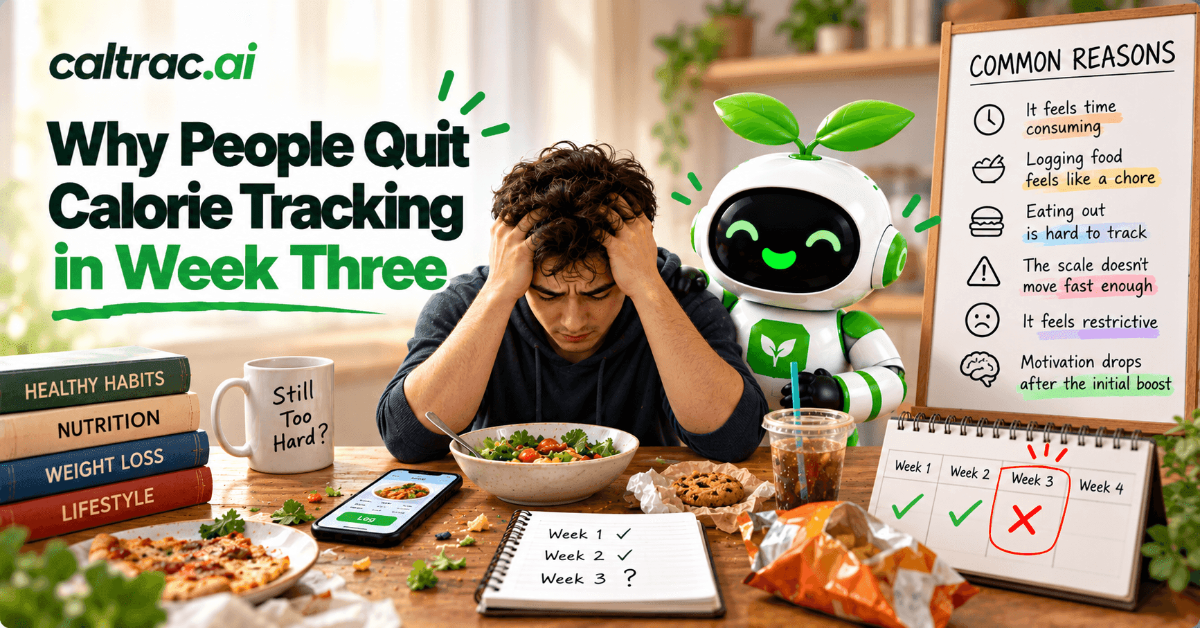Why People Quit Calorie Tracking in Week Three, and the Seven Habits That Make It Stick